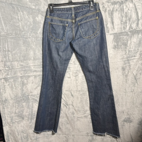 Paperdenim&cloth jeans women’s jeans size 27 Blue jeans raw hem medium wash - Picture 3 of 9